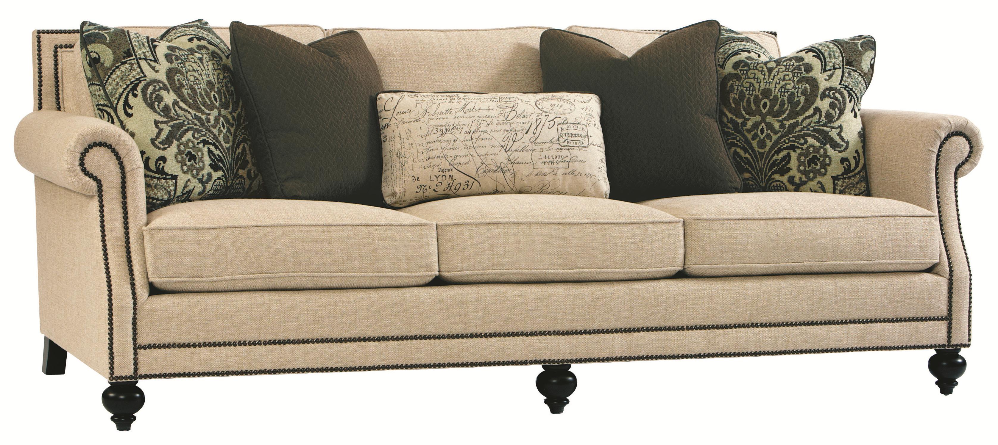Bernhardt Brae Elegant and Traditional Living Room Sofa with High End